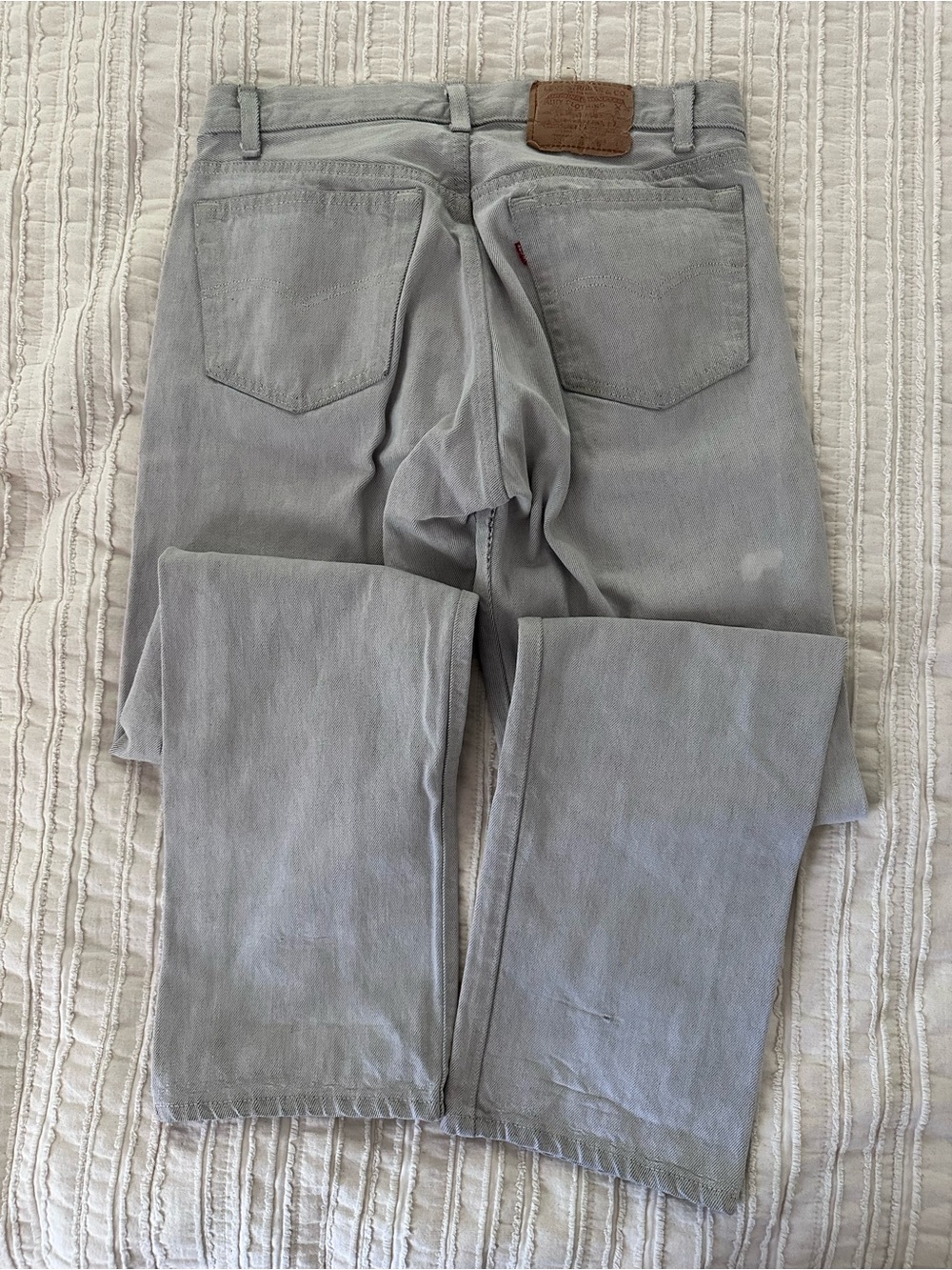 Men's Grey Straight-Leg Pants - Picture 6 of 6
